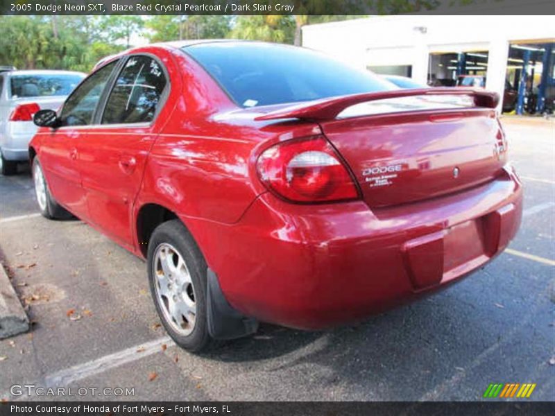Blaze Red Crystal Pearlcoat / Dark Slate Gray 2005 Dodge Neon SXT