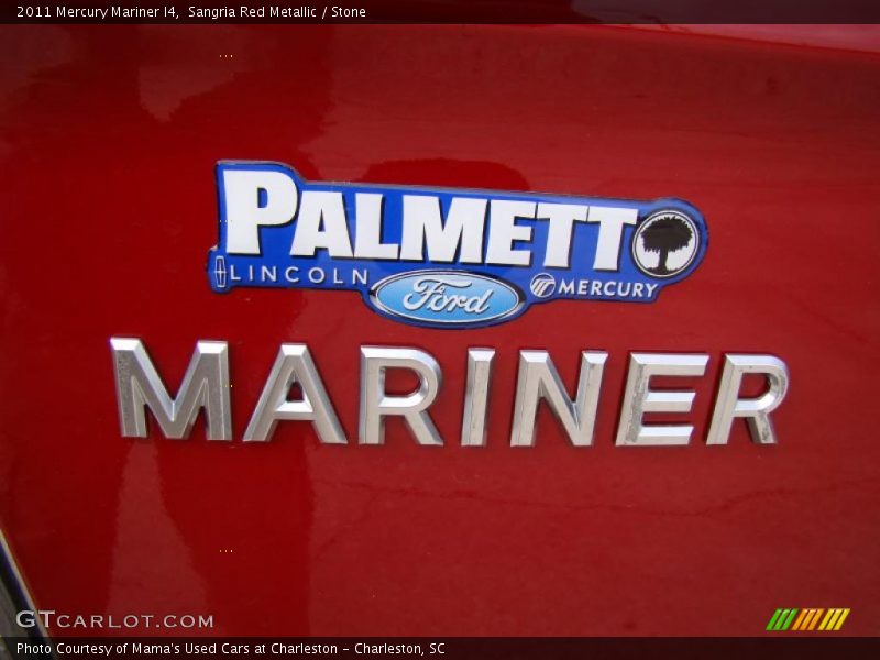 Sangria Red Metallic / Stone 2011 Mercury Mariner I4