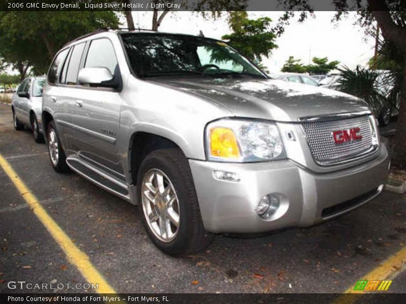 Liquid Silver Metallic / Light Gray 2006 GMC Envoy Denali