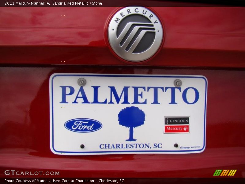 Sangria Red Metallic / Stone 2011 Mercury Mariner I4