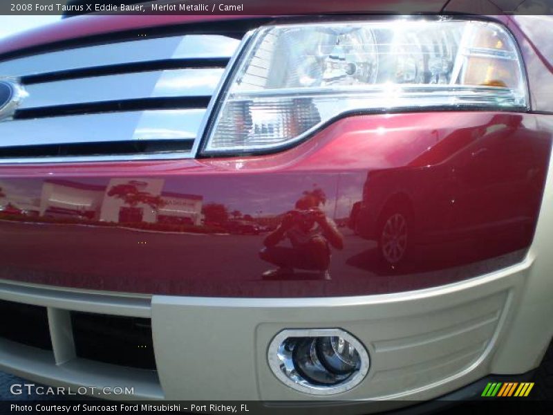 Merlot Metallic / Camel 2008 Ford Taurus X Eddie Bauer