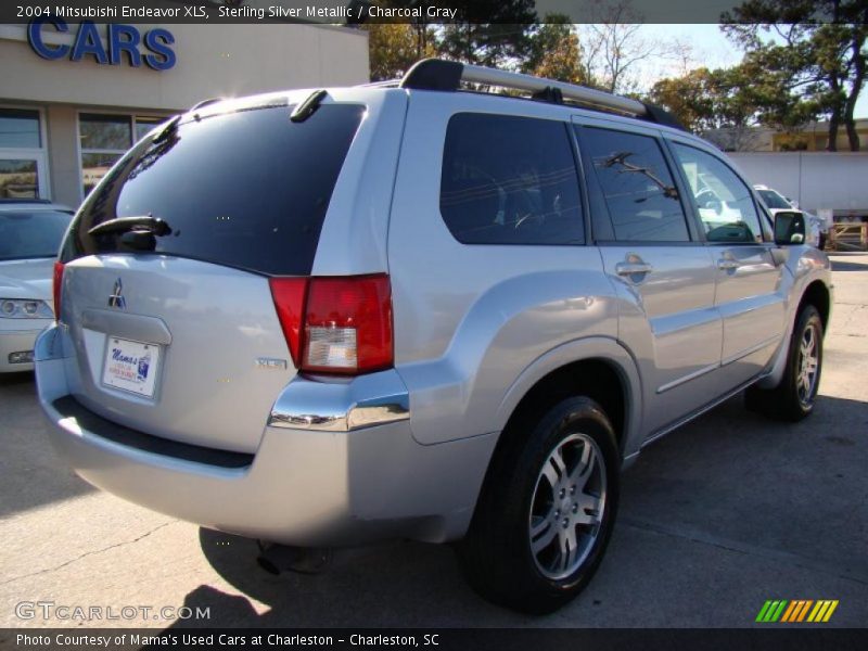 Sterling Silver Metallic / Charcoal Gray 2004 Mitsubishi Endeavor XLS