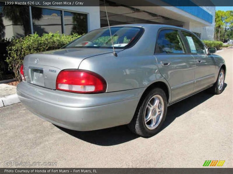 Sage Green Mica / Gray 1999 Mazda 626 LX