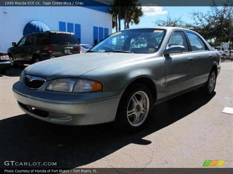Sage Green Mica / Gray 1999 Mazda 626 LX