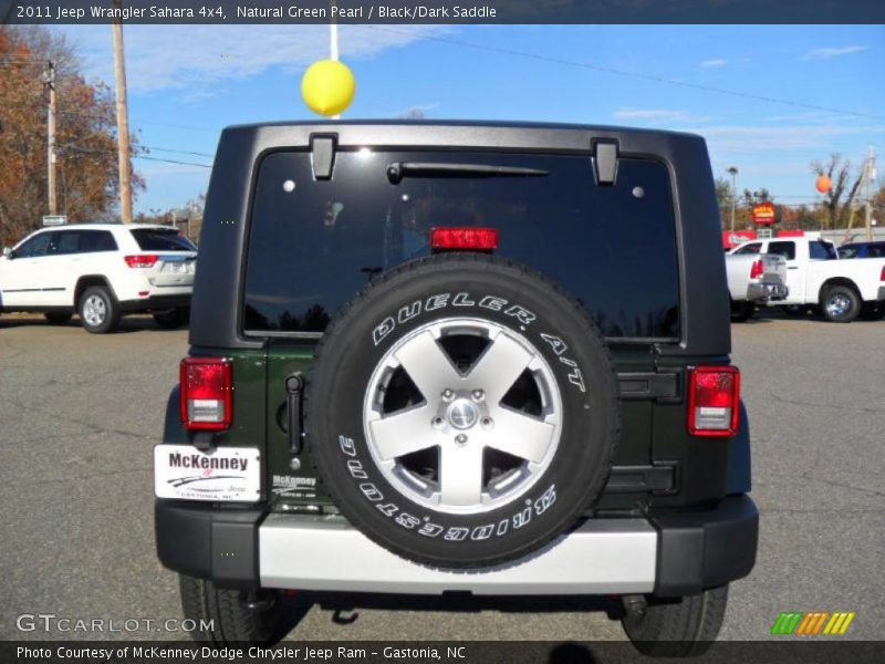 Natural Green Pearl / Black/Dark Saddle 2011 Jeep Wrangler Sahara 4x4