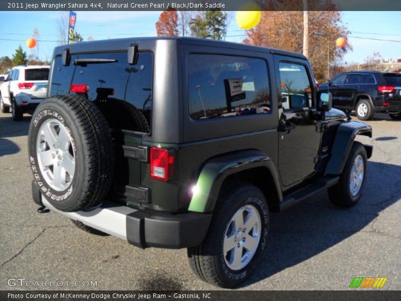 Natural Green Pearl / Black/Dark Saddle 2011 Jeep Wrangler Sahara 4x4