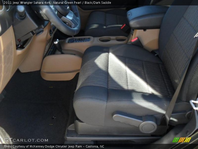 Natural Green Pearl / Black/Dark Saddle 2011 Jeep Wrangler Sahara 4x4