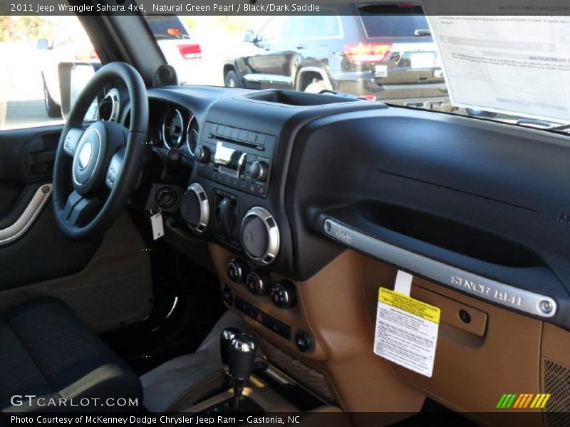 Natural Green Pearl / Black/Dark Saddle 2011 Jeep Wrangler Sahara 4x4