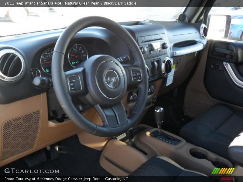 Natural Green Pearl / Black/Dark Saddle 2011 Jeep Wrangler Sahara 4x4