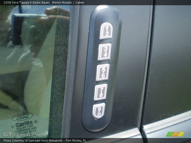 Merlot Metallic / Camel 2008 Ford Taurus X Eddie Bauer