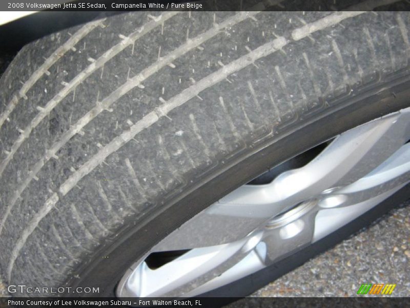 Campanella White / Pure Beige 2008 Volkswagen Jetta SE Sedan