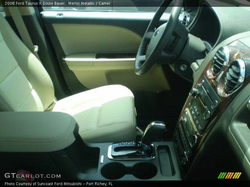 Merlot Metallic / Camel 2008 Ford Taurus X Eddie Bauer