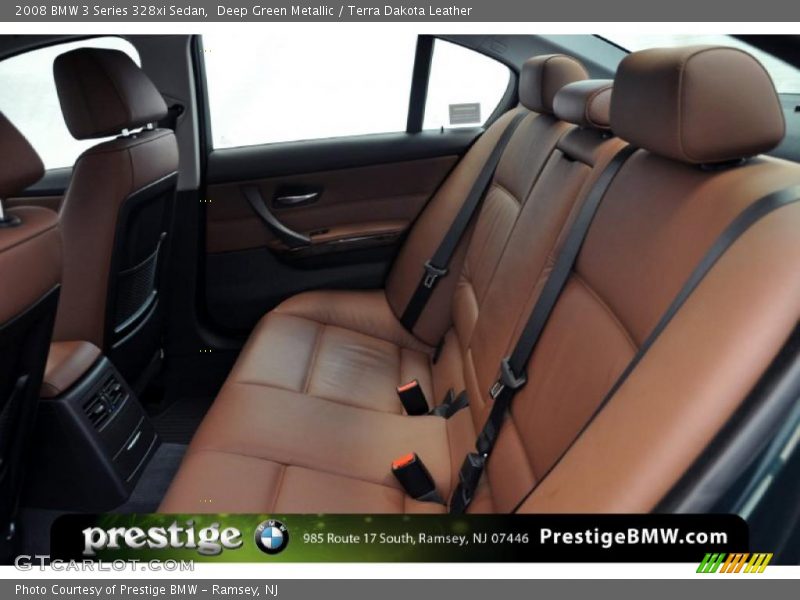 Deep Green Metallic / Terra Dakota Leather 2008 BMW 3 Series 328xi Sedan