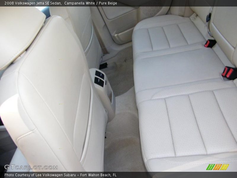 Campanella White / Pure Beige 2008 Volkswagen Jetta SE Sedan