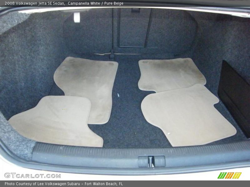 Campanella White / Pure Beige 2008 Volkswagen Jetta SE Sedan