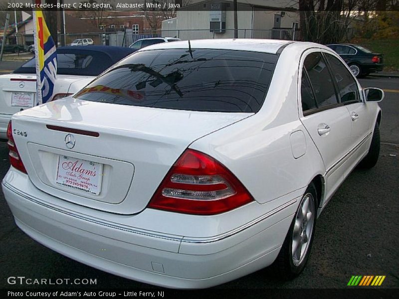 Alabaster White / Java 2002 Mercedes-Benz C 240 Sedan