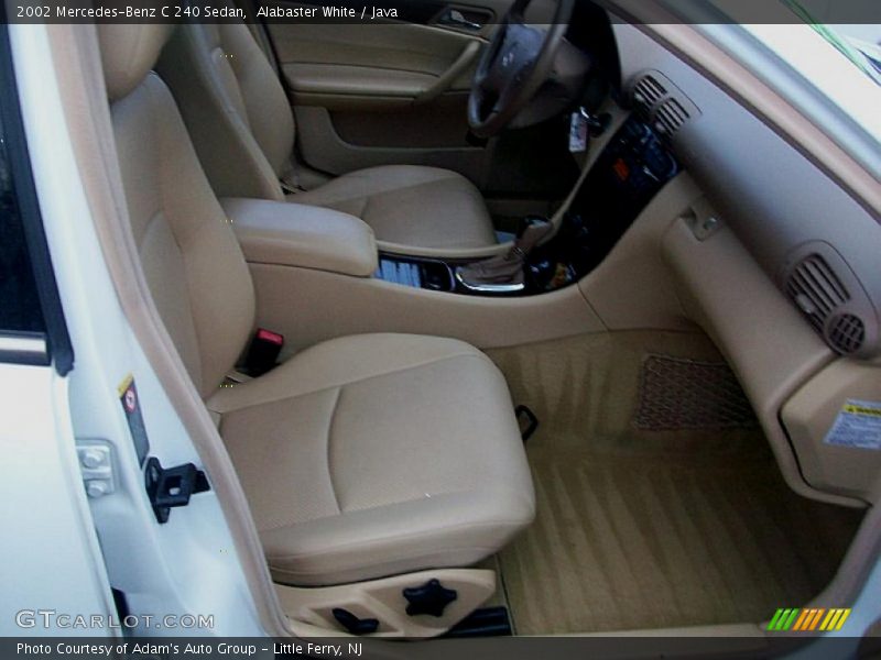 Alabaster White / Java 2002 Mercedes-Benz C 240 Sedan