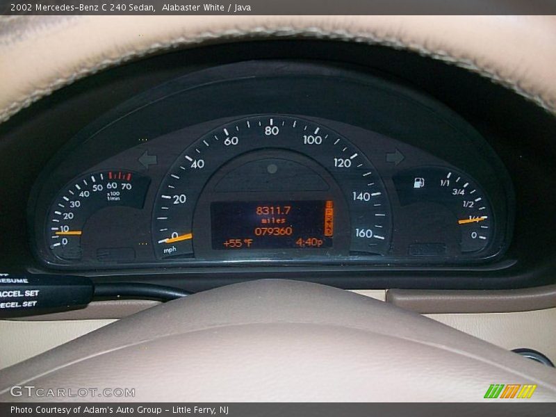 Alabaster White / Java 2002 Mercedes-Benz C 240 Sedan