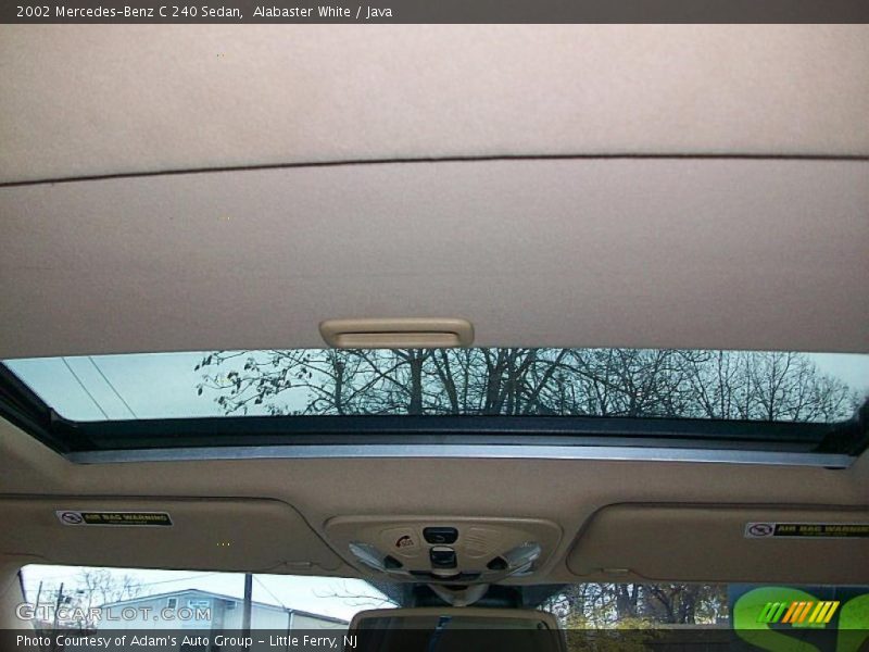 Alabaster White / Java 2002 Mercedes-Benz C 240 Sedan