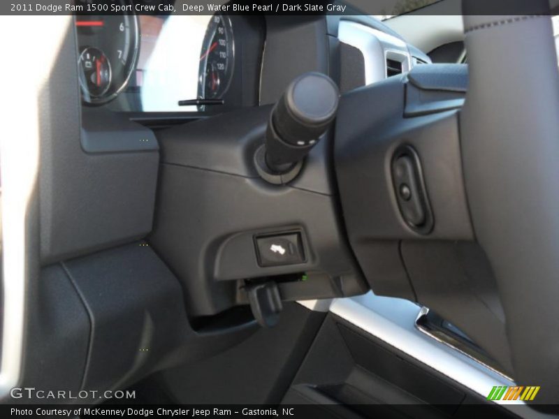 Deep Water Blue Pearl / Dark Slate Gray 2011 Dodge Ram 1500 Sport Crew Cab