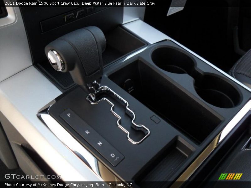 Deep Water Blue Pearl / Dark Slate Gray 2011 Dodge Ram 1500 Sport Crew Cab