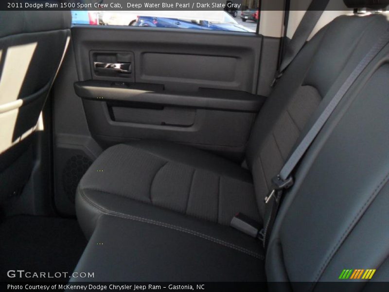 Deep Water Blue Pearl / Dark Slate Gray 2011 Dodge Ram 1500 Sport Crew Cab