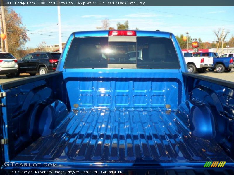 Deep Water Blue Pearl / Dark Slate Gray 2011 Dodge Ram 1500 Sport Crew Cab