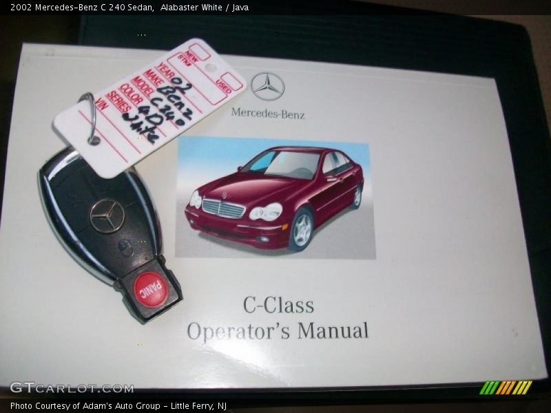 Alabaster White / Java 2002 Mercedes-Benz C 240 Sedan
