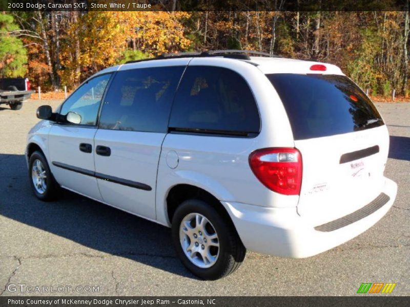 Stone White / Taupe 2003 Dodge Caravan SXT