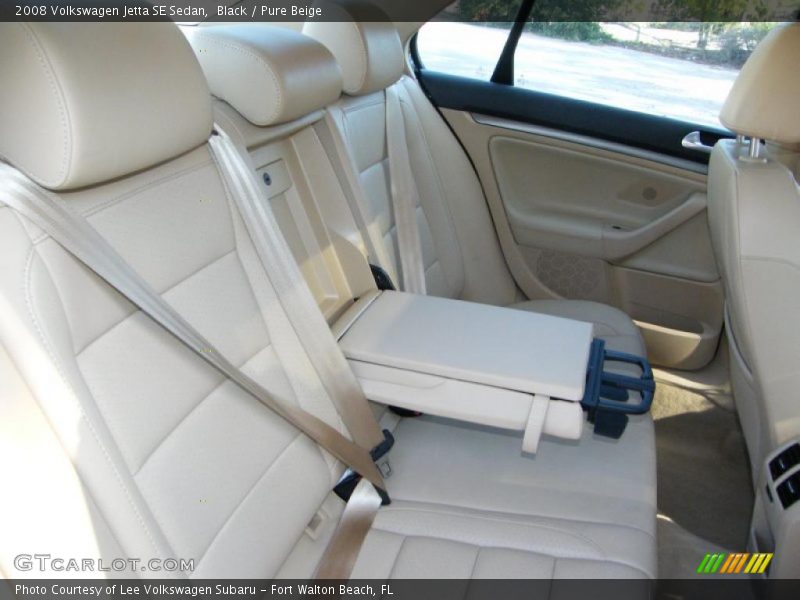 Black / Pure Beige 2008 Volkswagen Jetta SE Sedan