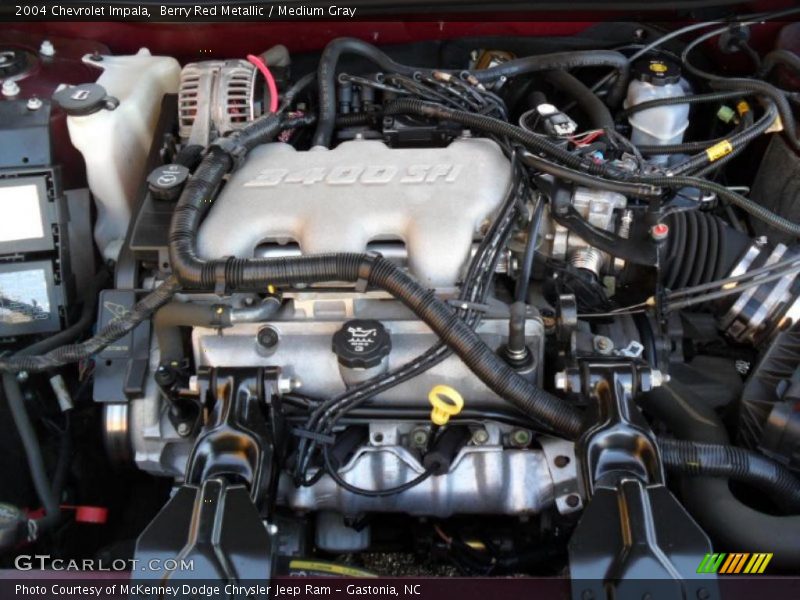 Berry Red Metallic / Medium Gray 2004 Chevrolet Impala