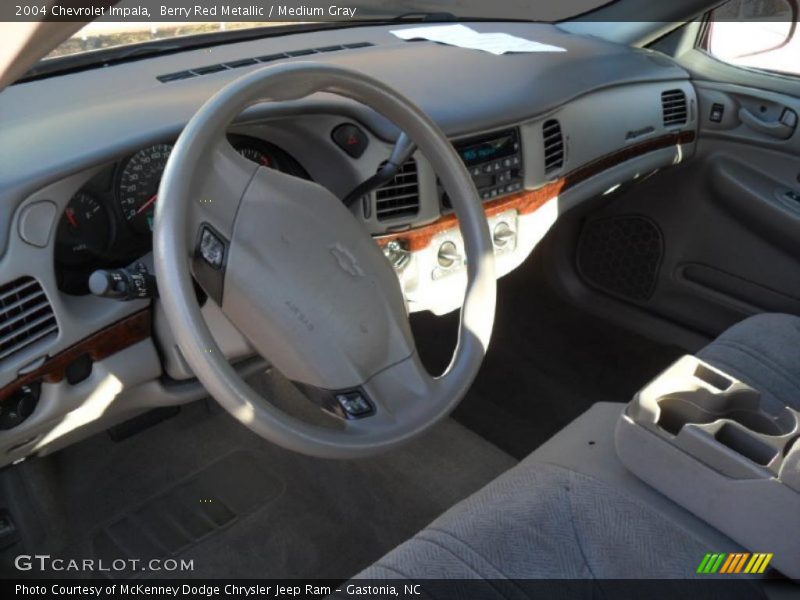 Berry Red Metallic / Medium Gray 2004 Chevrolet Impala