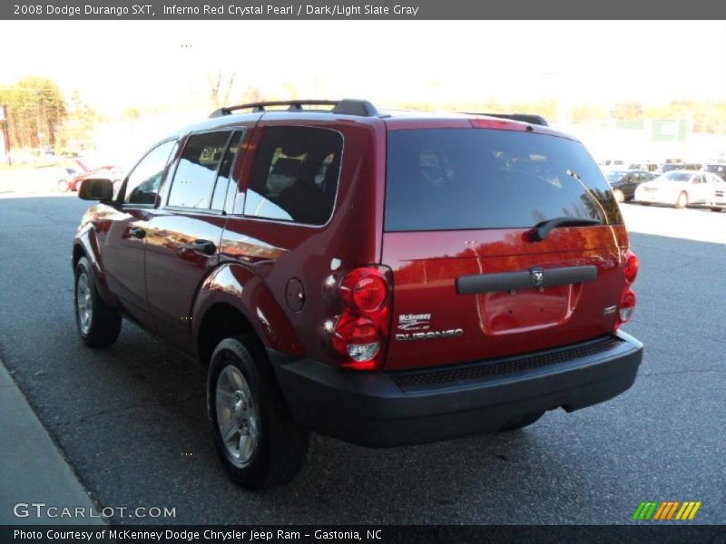 Inferno Red Crystal Pearl / Dark/Light Slate Gray 2008 Dodge Durango SXT