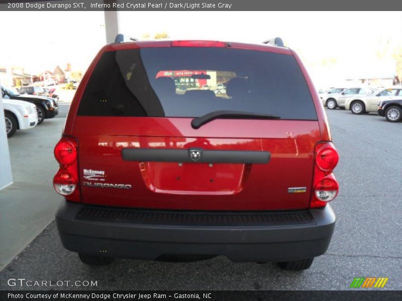 Inferno Red Crystal Pearl / Dark/Light Slate Gray 2008 Dodge Durango SXT