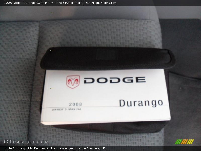 Inferno Red Crystal Pearl / Dark/Light Slate Gray 2008 Dodge Durango SXT