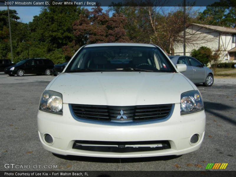 Dover White Pearl / Beige 2007 Mitsubishi Galant ES