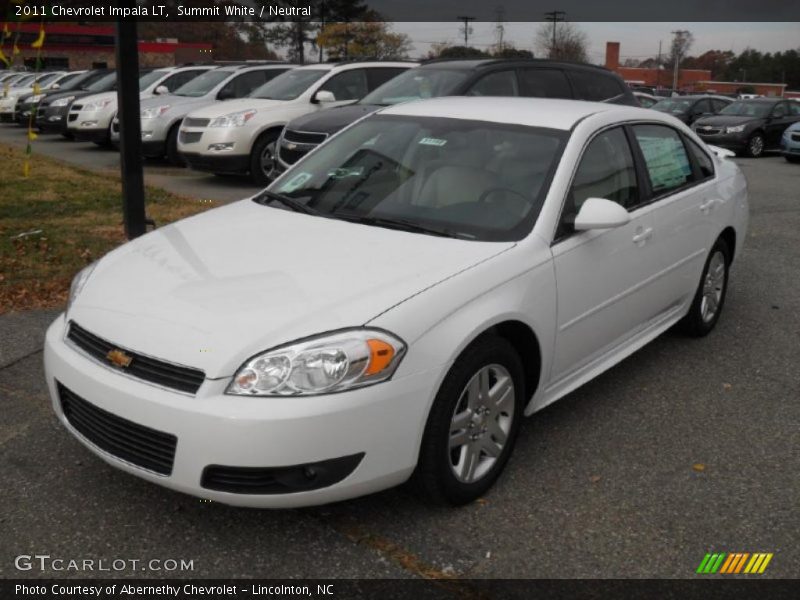 Summit White / Neutral 2011 Chevrolet Impala LT