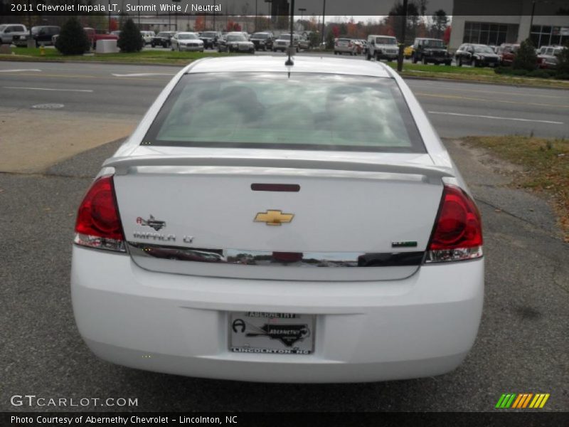 Summit White / Neutral 2011 Chevrolet Impala LT