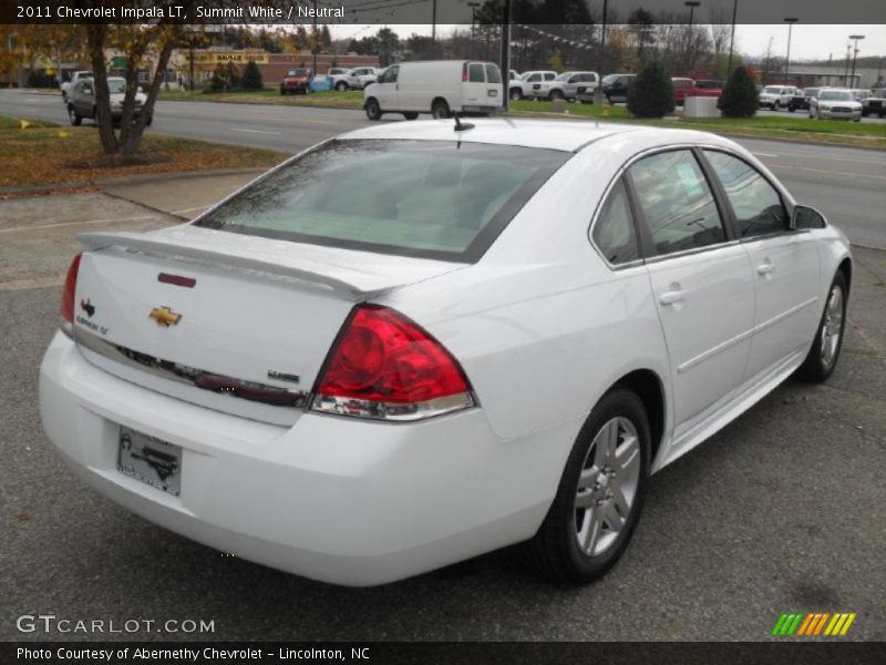 Summit White / Neutral 2011 Chevrolet Impala LT