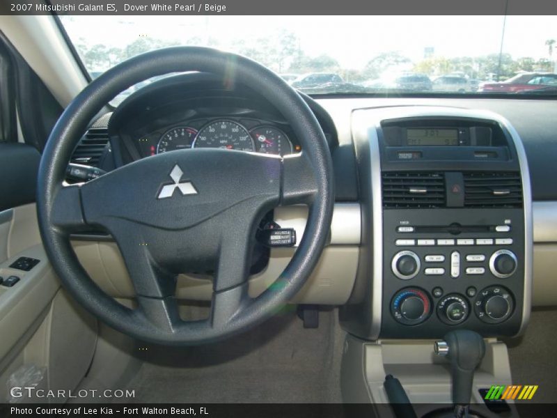 Dover White Pearl / Beige 2007 Mitsubishi Galant ES