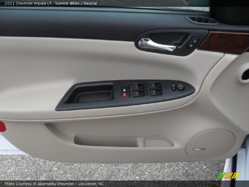 Summit White / Neutral 2011 Chevrolet Impala LT