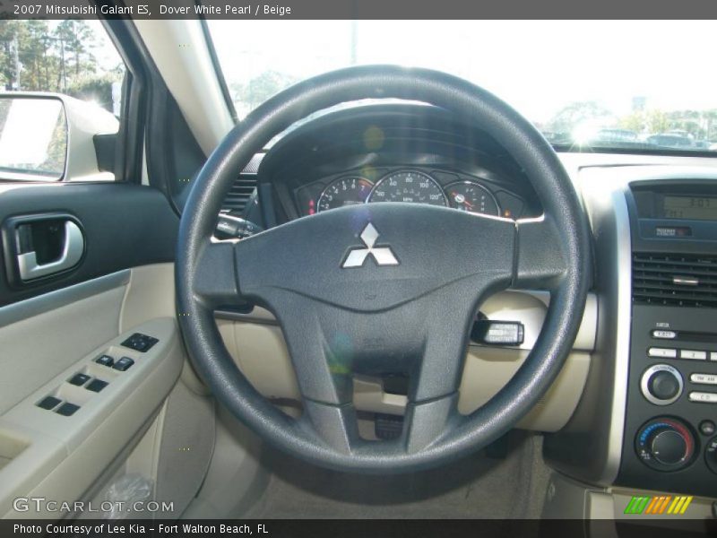Dover White Pearl / Beige 2007 Mitsubishi Galant ES