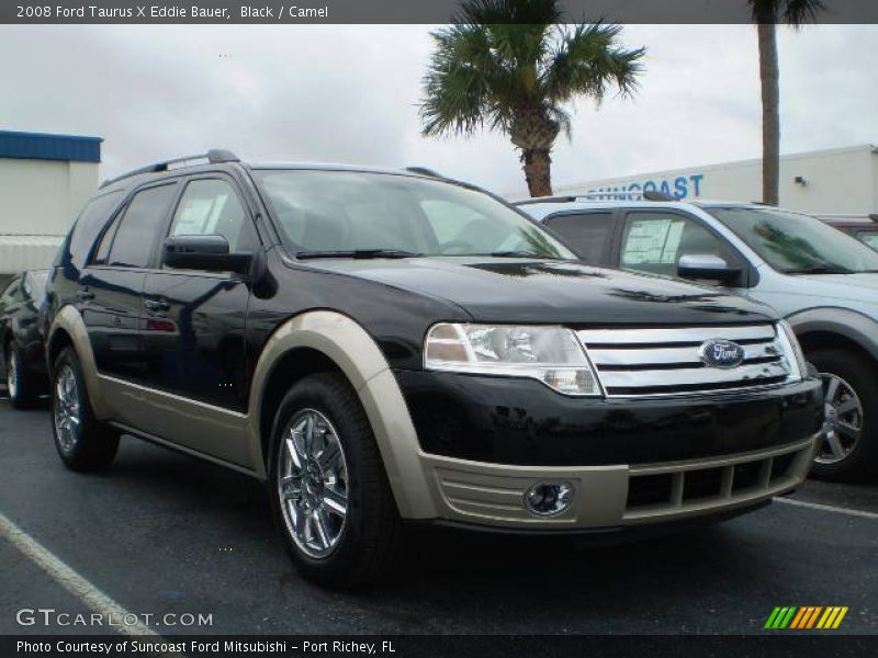 Black / Camel 2008 Ford Taurus X Eddie Bauer