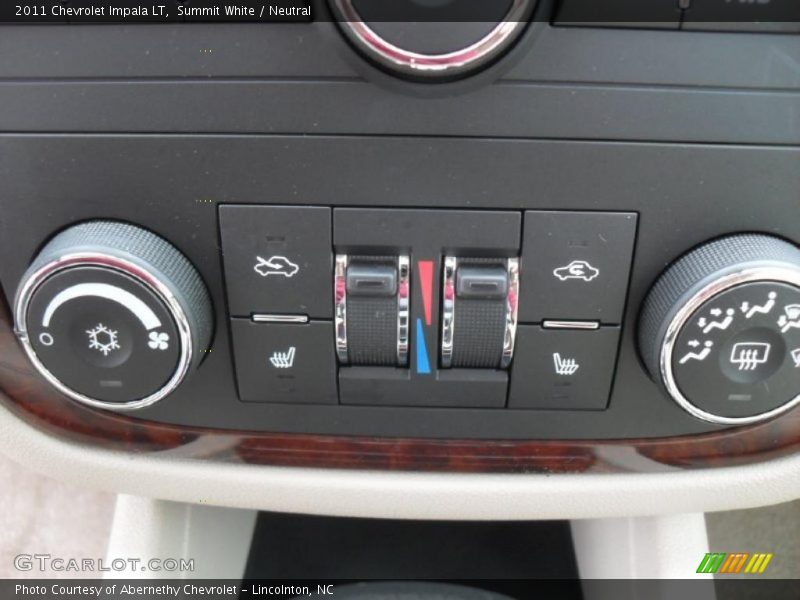 Summit White / Neutral 2011 Chevrolet Impala LT
