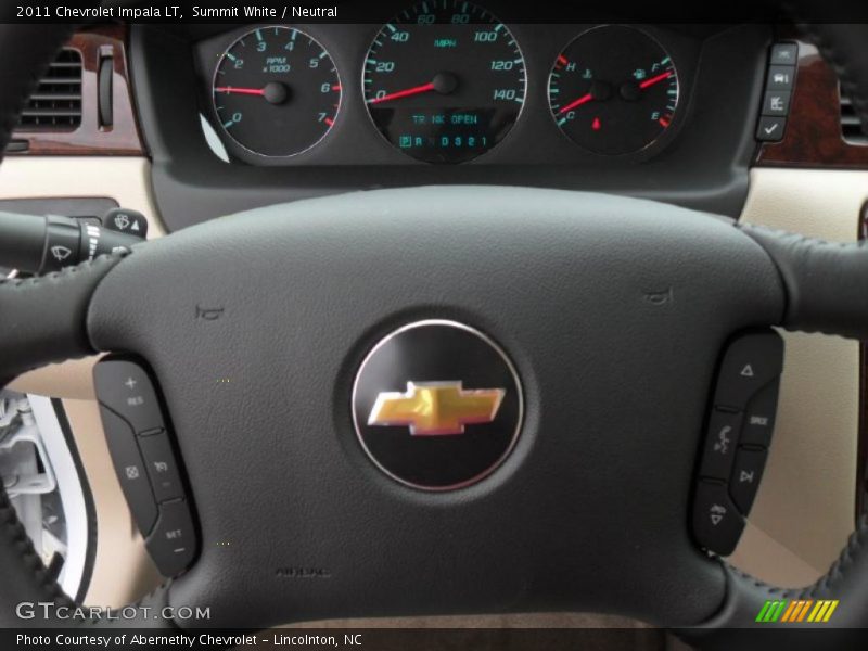 Summit White / Neutral 2011 Chevrolet Impala LT