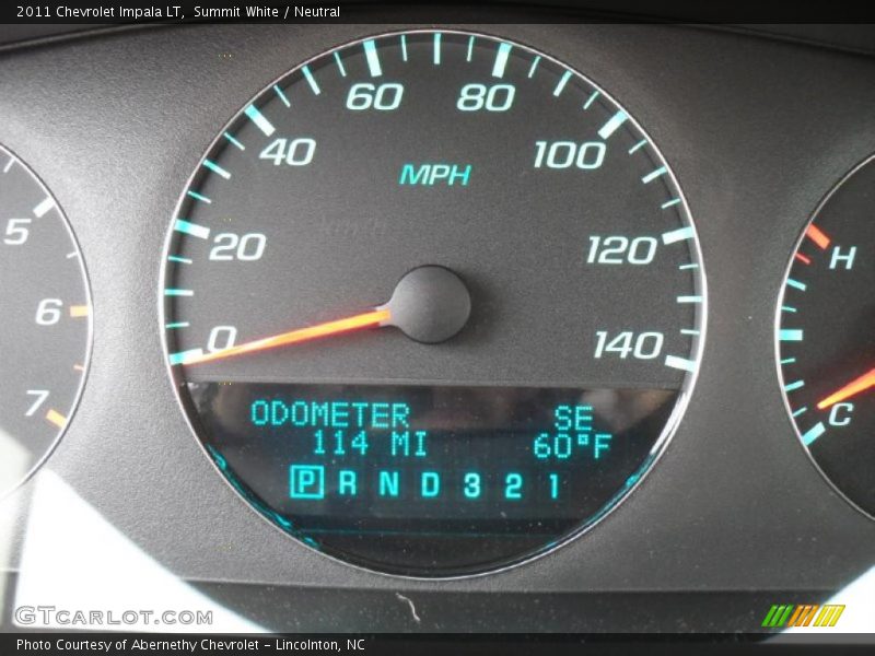 Summit White / Neutral 2011 Chevrolet Impala LT