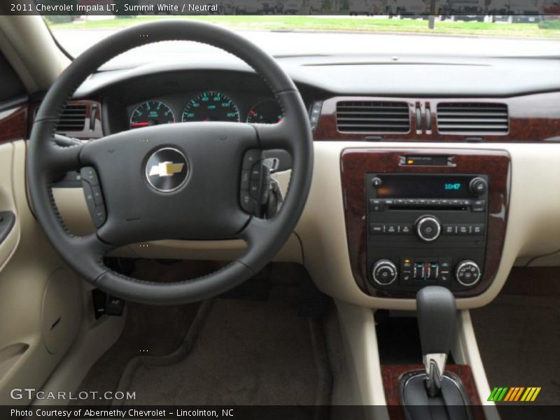 Summit White / Neutral 2011 Chevrolet Impala LT