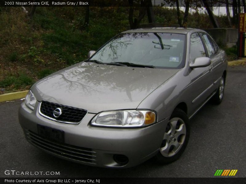 Radium Gray / Black 2003 Nissan Sentra GXE