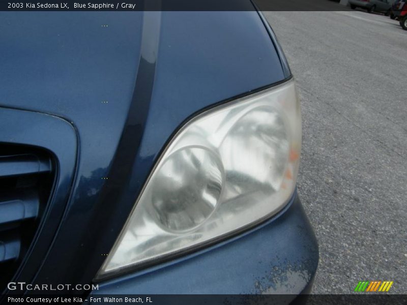 Blue Sapphire / Gray 2003 Kia Sedona LX