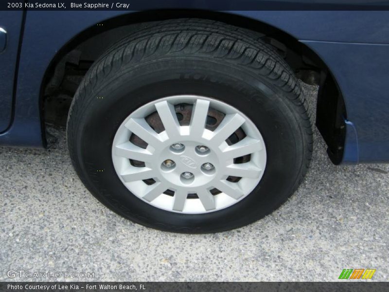 Blue Sapphire / Gray 2003 Kia Sedona LX